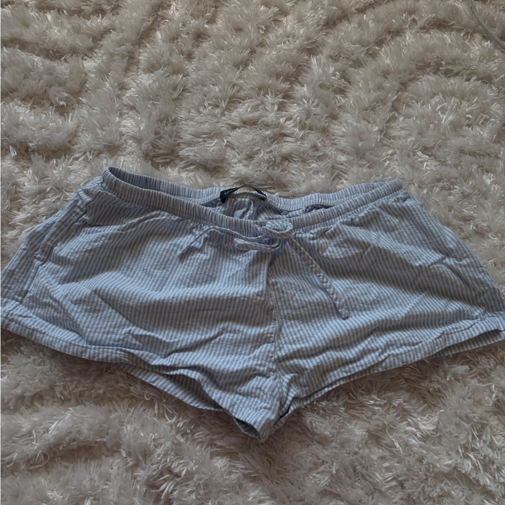 Brandy Melville Gray Pajama Shorts Soft Cotton Blend